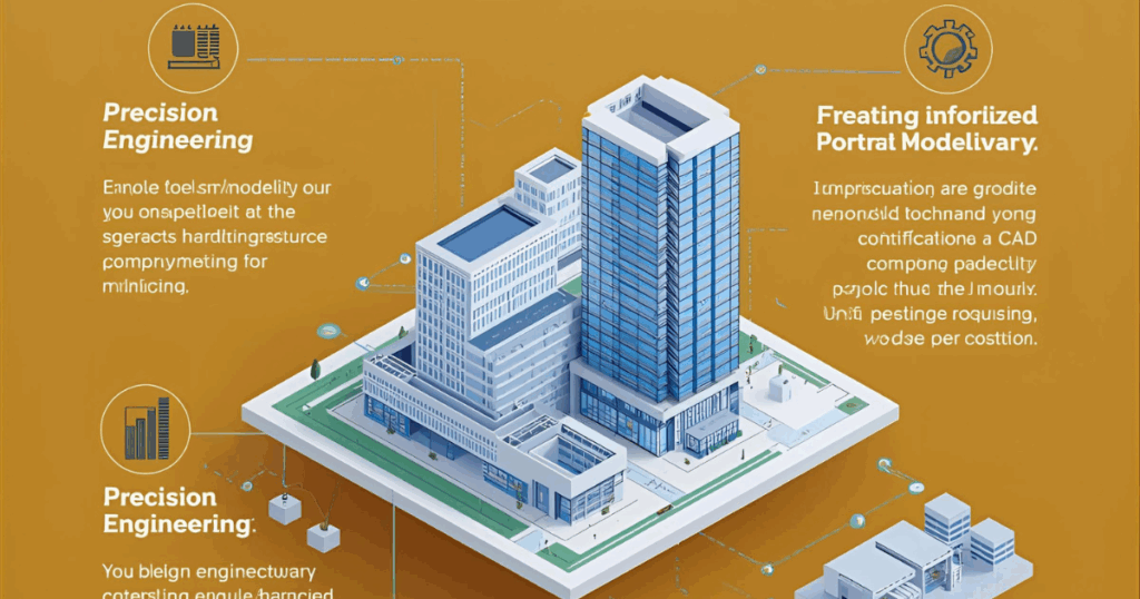 Image Text: Remote drafters working on CAD drafting for architectural projects